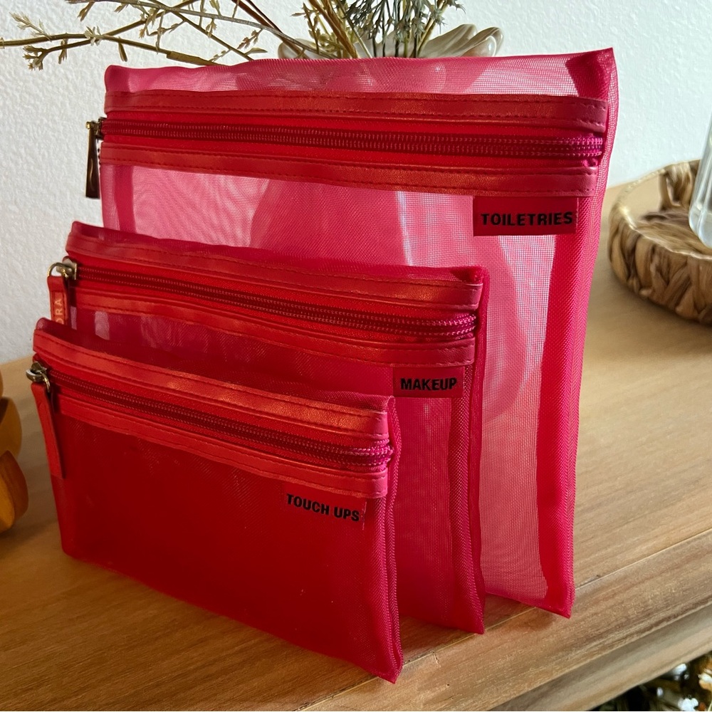 Sephora Nesting mesh toiletry bags